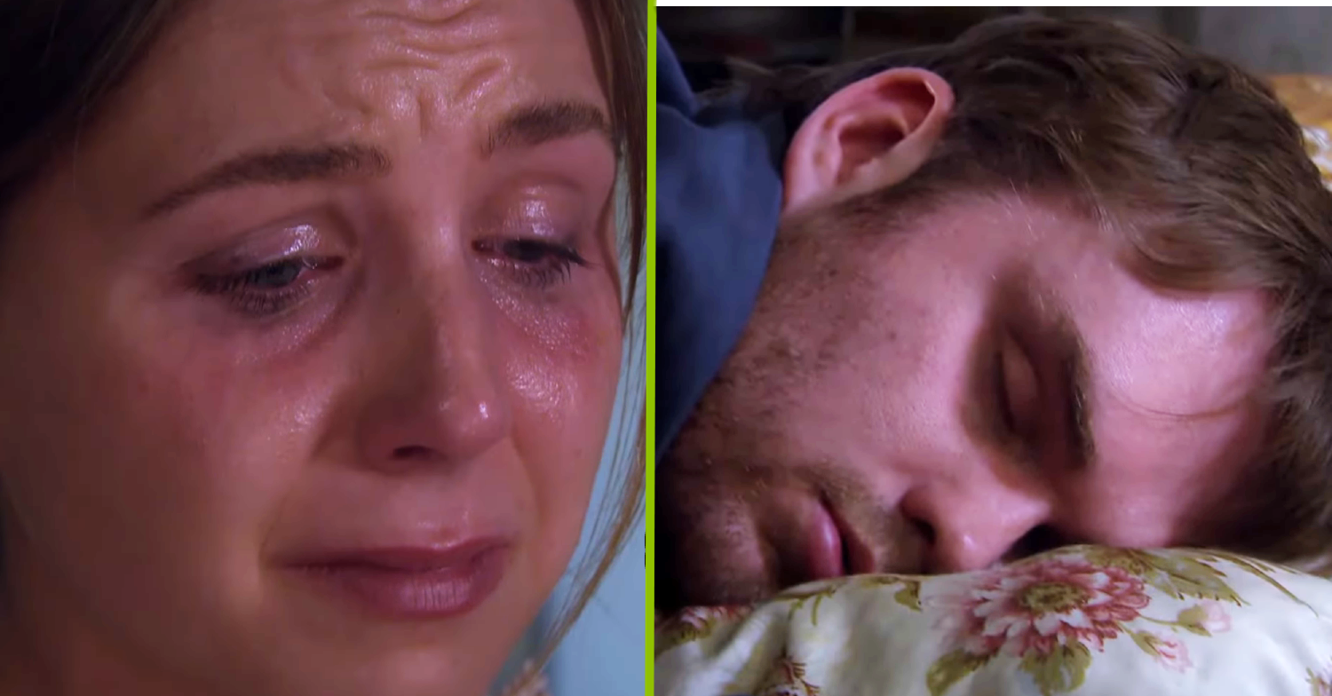 Belle and Tom split pic (Credit: ITV/Comp Emmerdale Insider)