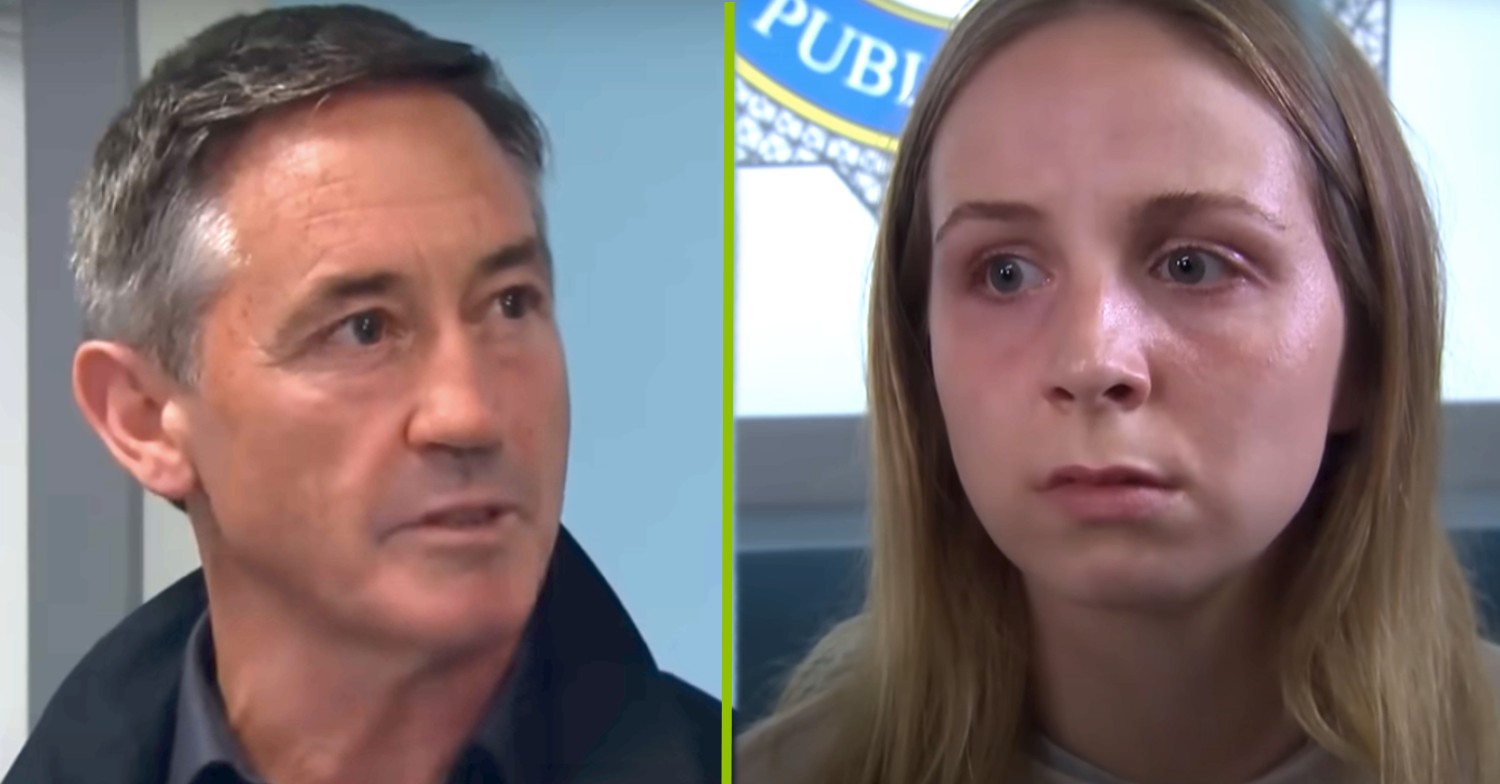 DS Foy and Belle Dingle in Emmerdale