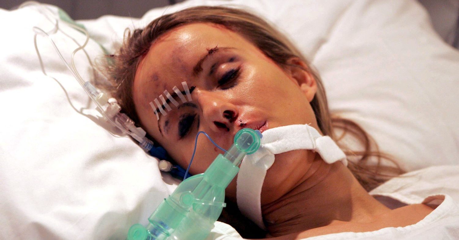 Classic Emmerdale spoilers: Katie is in a car accident and the Sugdens take on the Kings