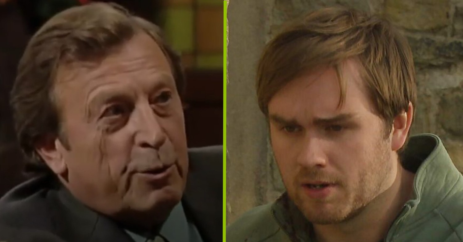 Composite image of the two Tom Kings on Emmerdale (Credit: ITV/Composite: EI)
