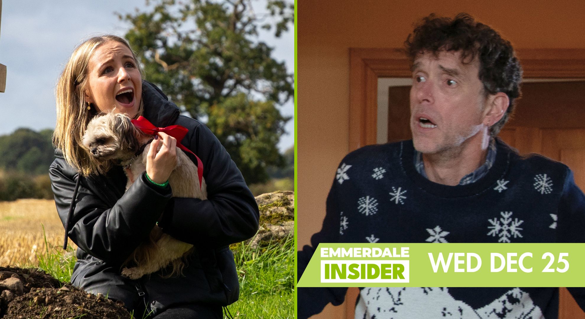 4 Emmerdale spoilers for Christmas Day: A struggle at Home Farm, Piper comes home and April goes missing